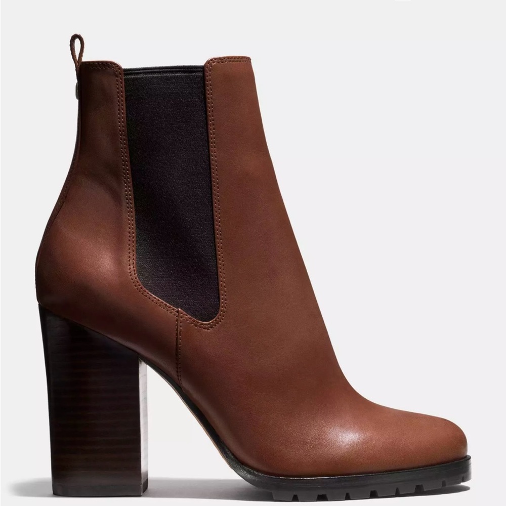 COACH® Odelle Bootie Saddle